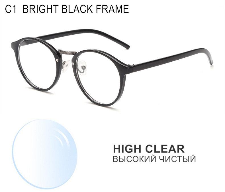 

Очки для коррекции близорукости, по рецепту, для мужчин и женщин, с круглой оправой, фотохромные или блокирующие синий свет линзы, корректирующие очки F632 0