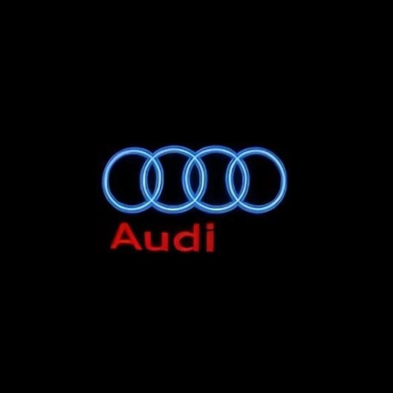 For Audi C5 Car Projector Lamp LED Auto Door Welcome Light For Audi A4 A3 8V 8P 8L A6 C5 C6 C7 A5 A7 SQ5 Q3 Q5 Q7 S3 S4 S5 RS Sline Quattro