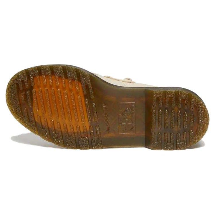 Dr. Martens Adrian Leather Comfortable Commuting Loafers Women Loafers Beige 22760292