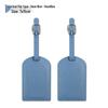 PU Leather Luggage Tag & Anti-lost Boarding Pass Holder with Logo
