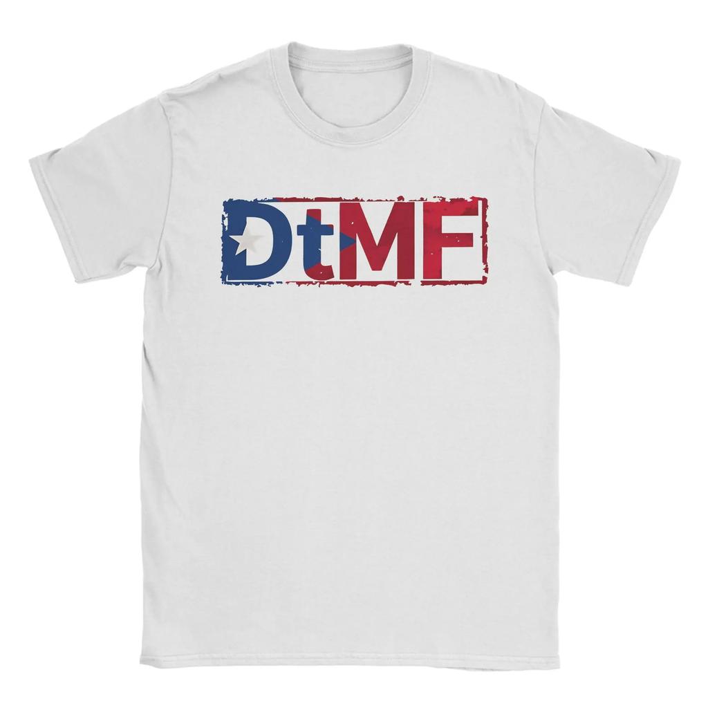 Bad Bunny Dtmf T Shirts For Unisex 100 Cotton Novelty Tshirts Round Collar Tees Short Sleeve Clothing Graphic