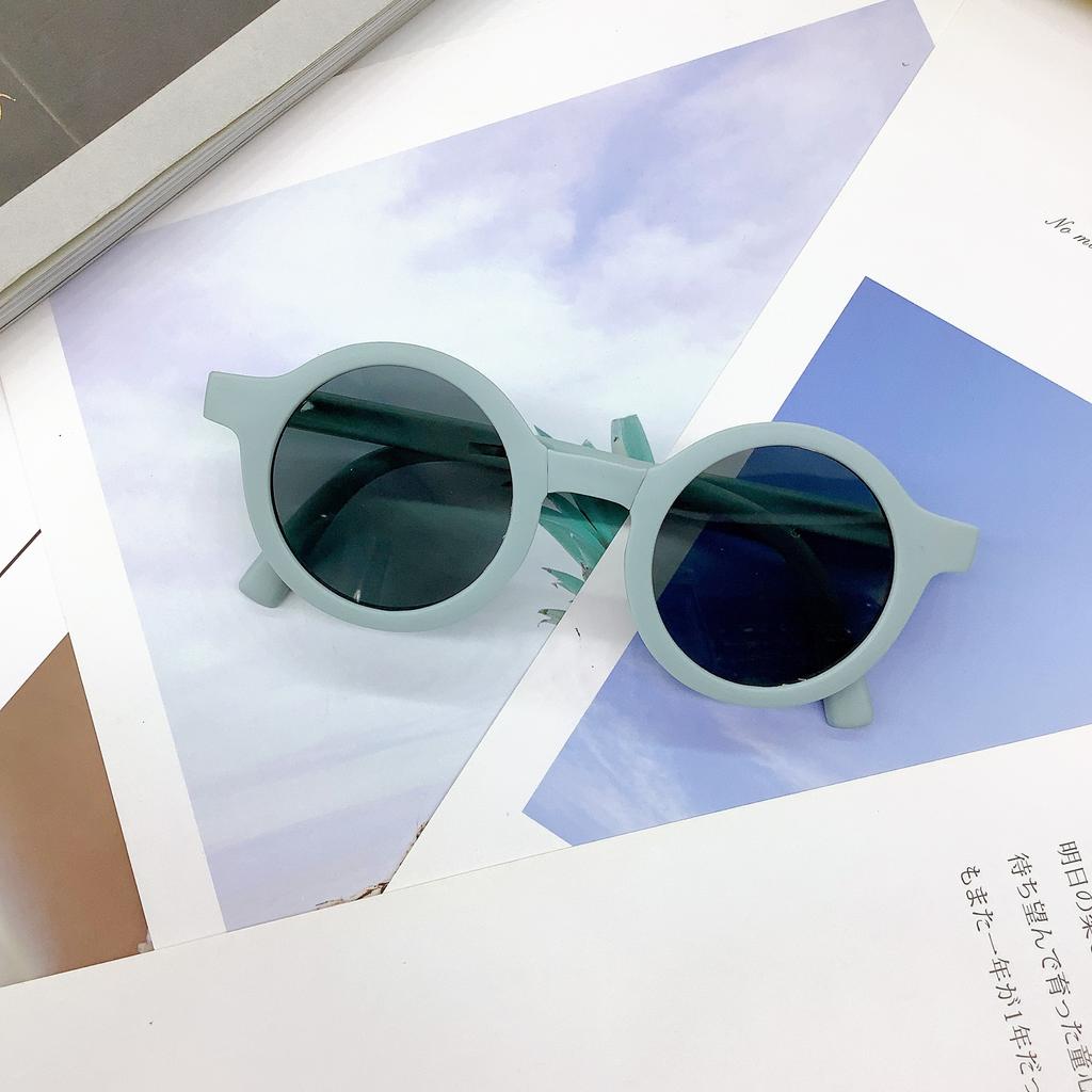 Children'S Folding Sunglasses Personalized Fashion Children'S Sunglasses Travel Uv Protection Convenient Baby Glasses Tide