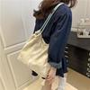 Elegant Flower Handbag Shoulder Bag High Capacity  Delicate Bag Versatile Trend Women Commuter Armpit Bag Fresh Style