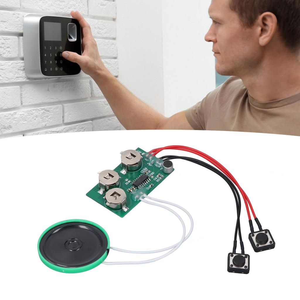 Voice Recording Module, 4 Minutes   Voice Recording Greeting Card Sound Recording Module, with 10cm Cable,   Play, for