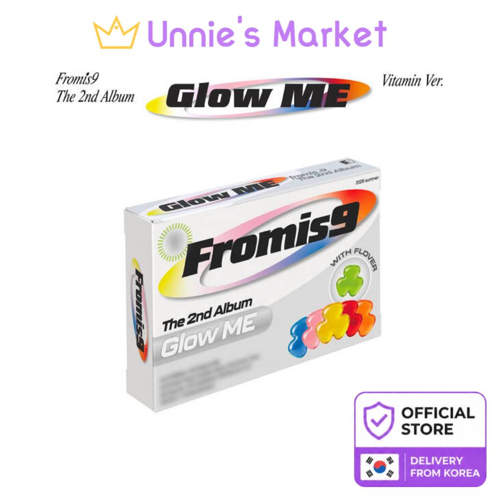 [Pre-order] fromis_9 [Glow ME] Vitamin Ver. 2nd Album + Free Gift QR Ver. (CD X)