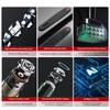 12/16 Inch Brushless Lithium Battery Chainsaw Household Rechargeable Small Handheld Chain Saw Outdoor Logging Electric Saw Black+Red