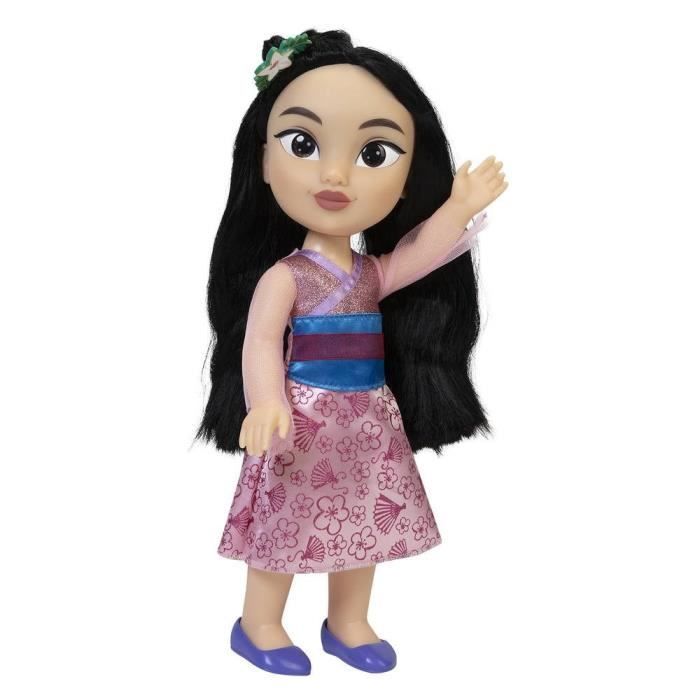 DISNEY PRINCESS Panenka princezna Mulan z plastu - 38 cm