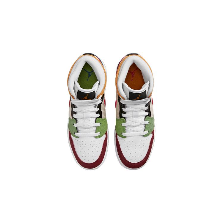 New Jordan 1 Mid SE Messy Room GS DR6957-100