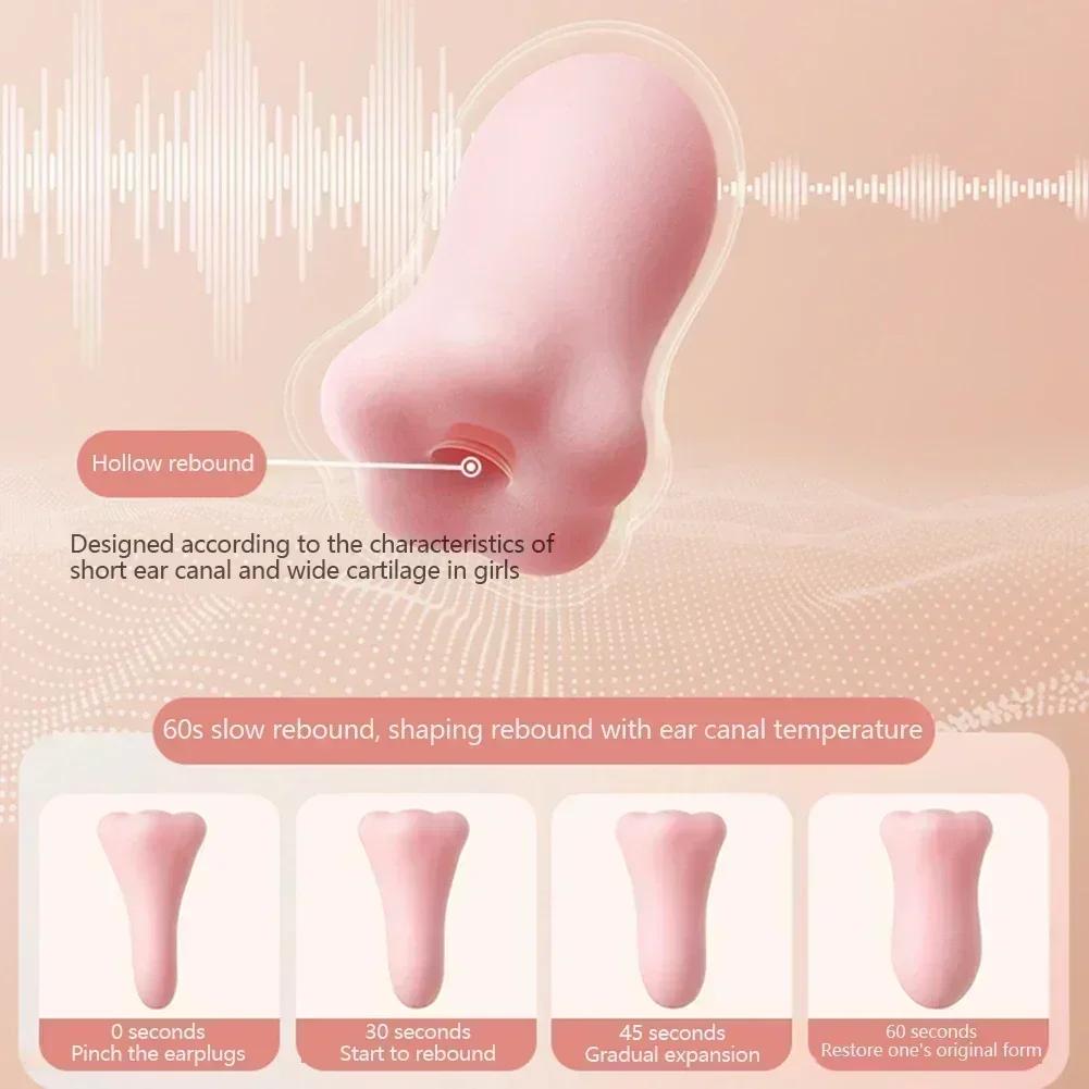 Earplugs Sound Insulation Anti Noise Foam Soft For Sleeping Plug Reduction Sleep Cancelling Protection Ear Plugs
