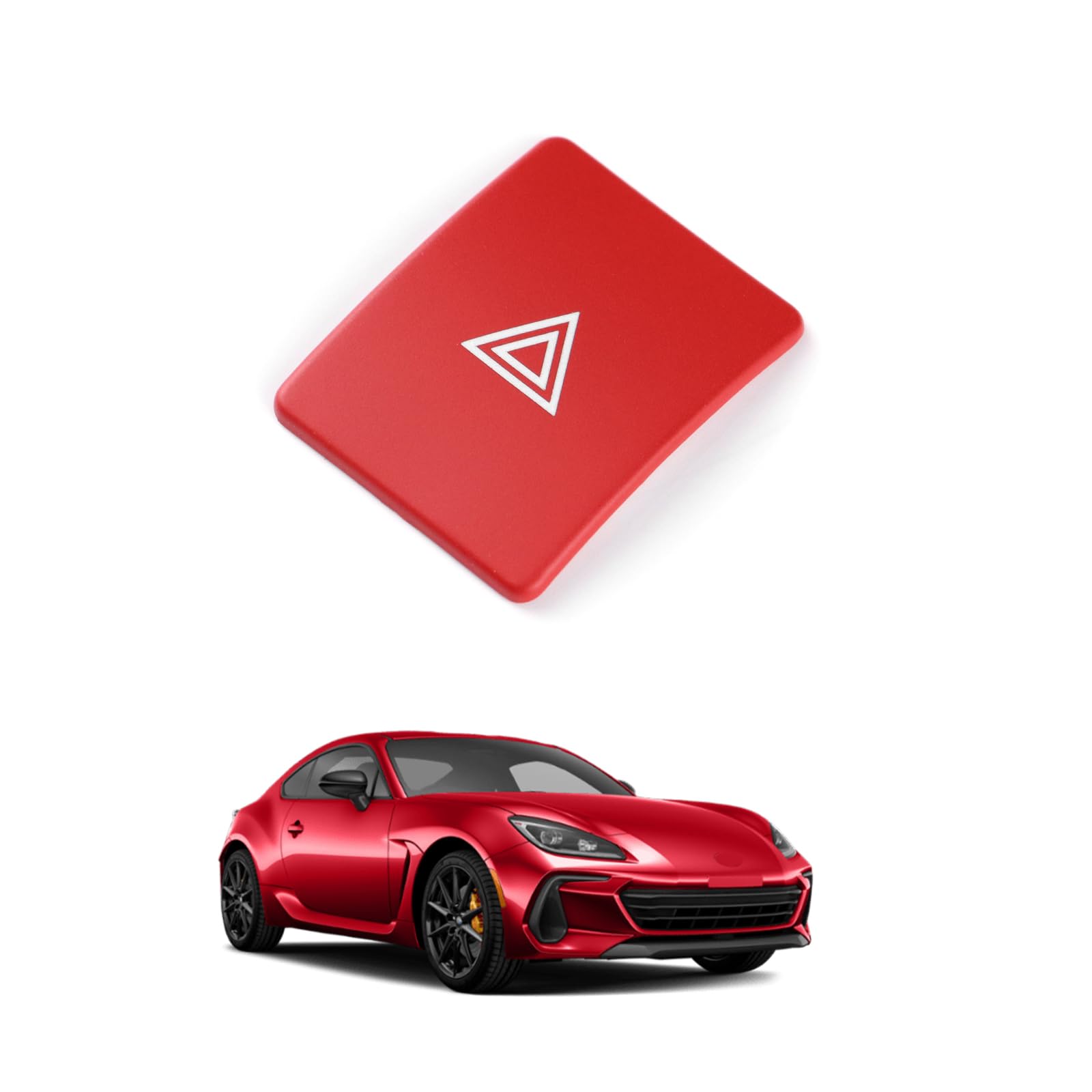 FDAIUN Car Shift Button Cover Toyota GR86 ZN8 Subaru BRZ car danger warning button cover красный