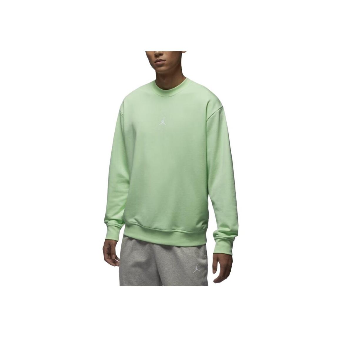 

Jordan Sport Dri-Fit Crossover Crew Neck Comfortable Drop Shoulder Quick Dry Long Sleeve Sweatshirt Men Sweatshirt Steam-Green White FV8625-376 3XL