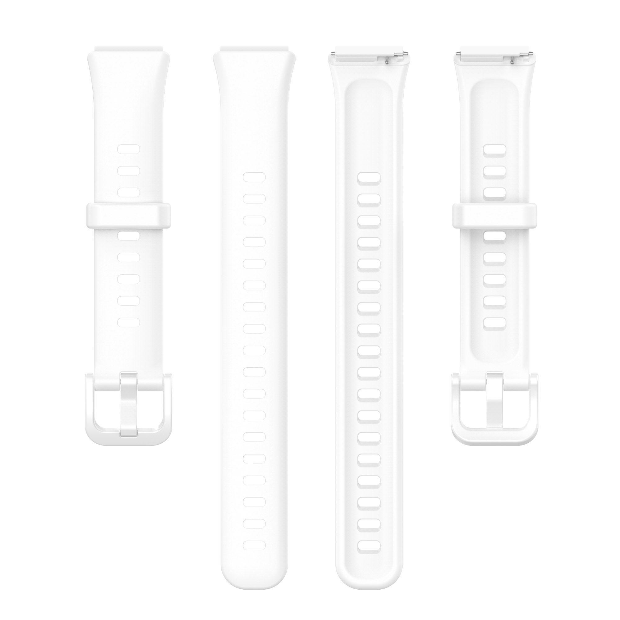 

Спортивные аксессуары Сменный ремешок для часов Силиконовый ремешок Мягкий ремешок для часов Дышащий ремешок на запястье белый