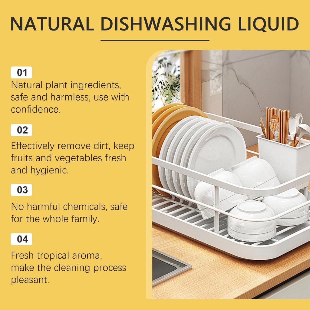 100ml Fruit & Vegetable Cleaner Gentle Degreasing Dishwashing Fruit & Vegetable Multi-Purpose Cleaner