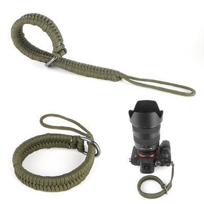 Ręcznie pleciony pasek na rękę do aparatu Regulowany pasek do aparatu z bezpieczniejszym złączem Pasek na rękę do Canon Nikon Sony Fuji Leica Olympus