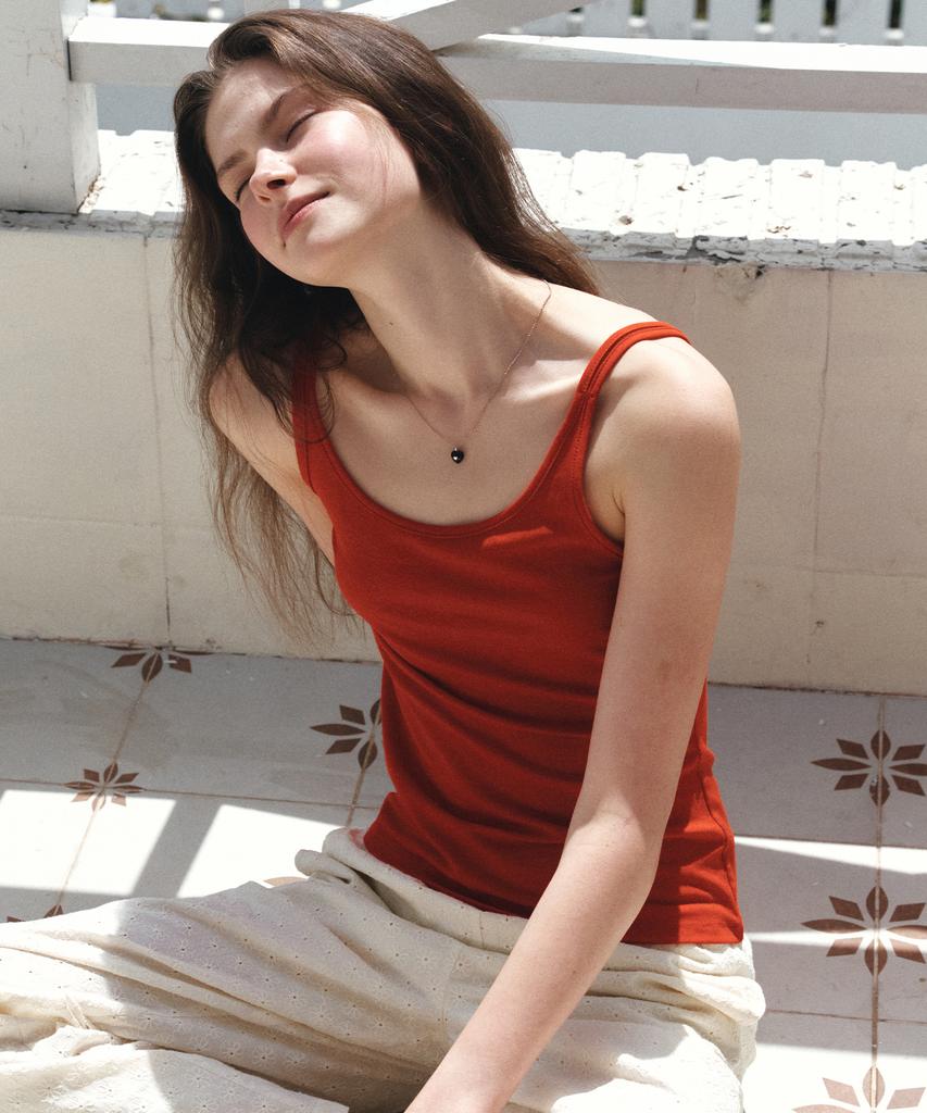 Banwonateullie A3591 Double String Sleeveless_Red