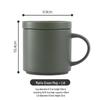 Matte Ceramic Coffee Mug with Lid