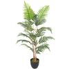Artificial Fern Topiary Tree, Realistic Artificial Plant In Cement Pot, Fake Plant, 120cm