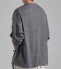 Beoteunseoul Minimal Slit Neck Knit (Gray)