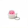 Finger Button Fidget Clicker Soft Slow Rebound Pressure Relief Keychain Fun Small Toy for Long Trip Pass Time
