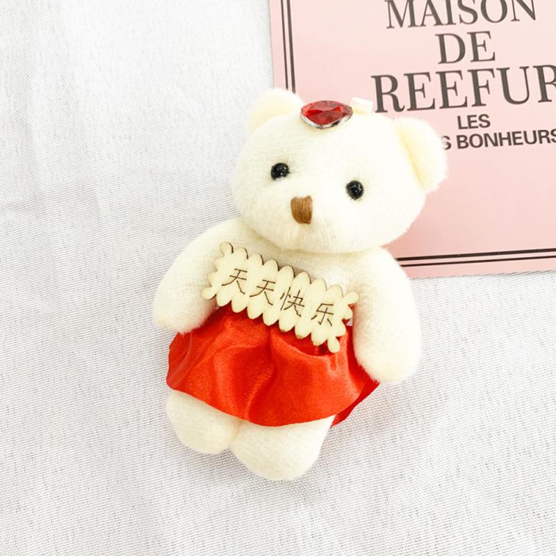 Plush Cartoon Bear Doll Plush Toy Doll Pendant For Christmas Valentine Birthday Gift