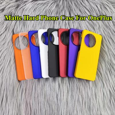 Carcasă Dură Mată Simplă Ultra-subțire Pentru Telefon OnePlus 13 6.82" 13R ACE 5 ACE 5 pro 6.78" Capac Spate din PC Anti-amprentă