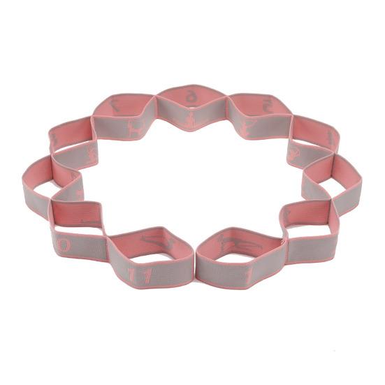 Yoga Stretching Strap with 11 Loop Physical Therapy Pilates Ballet Dance Body Leg Stretcher Elastic Band Home Gym Workout Resistance Band