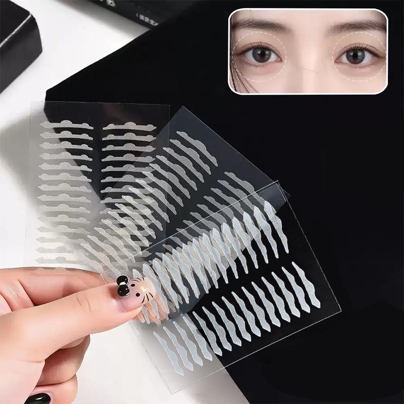 3D Support Invisible Double Eyelid Tape Self-Adhesive Transparent Big Eyelid Stickers Waterproof Fiber Stickers Eye Tools