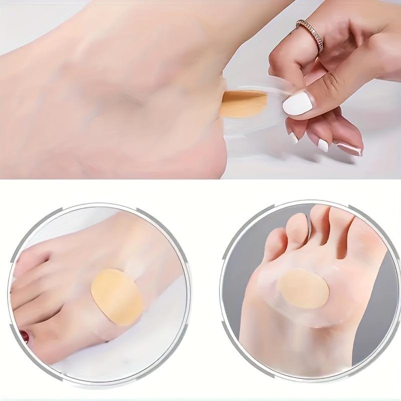 Gel Heel Protectors 20pcs - Comfortable Anti-Slip Heel Liners-Free Walking, Reusable & Washable
