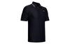 Playoff Polo Shirts Men's Black Polo Collar Moderate Straight Fit 1345459-002