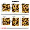 2D flat printing 2pcs Curtains sunflower Protecting Privacy Family Party Decoration for Home Decor