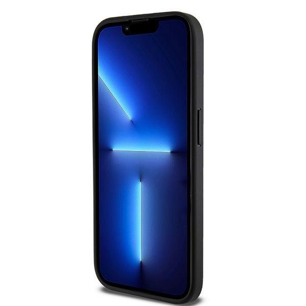 Dkny Dkhmp15Lpcpvslk Iphone 15 Pro6.1 Czarny/Black Hardcase Leather Checkered Mono Pattern Magsafe