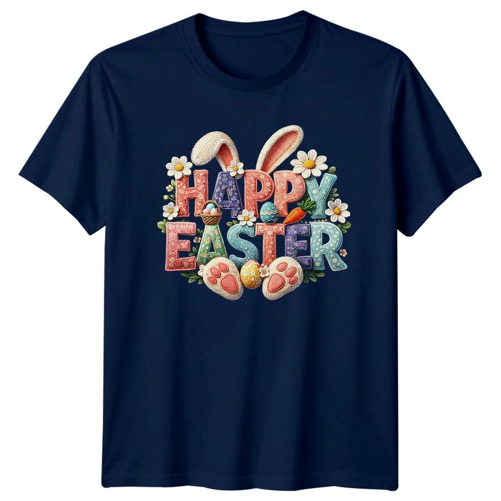 Happy Easter TShirt Bunny Feet Holiday Easter Gift For Him And Her