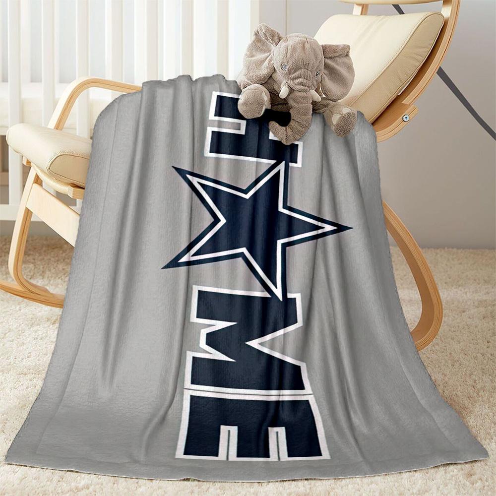 Dallas Blanket Soft Warm Cozy Perfect for Bed Picnics Chair for All Occasions Playful Design Best Holiday Gift for Friends Family