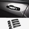 Pack Of 4 ABS Door Handle Covers with Anti Slip Grip & Easy Installation Vehicle Accessories for Multiple Automotive