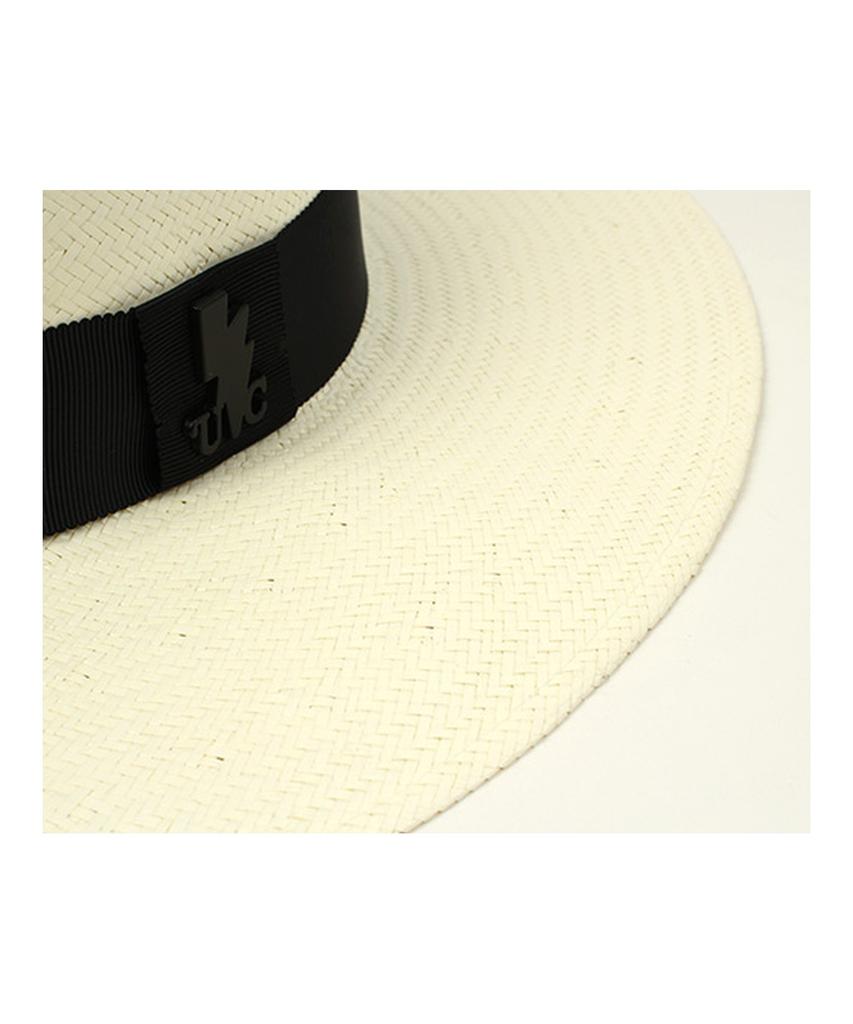 Yunibeosyeolkemiseuteuli Ivory Long Summer Fedora Panama Hat