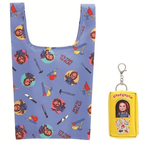 Marushin Eco Bag with Pouch, Chucky Playtime, Recycled Polyester and Synthetic Leather, 4755028800