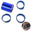 Car Air Turbine Refit Turbo Gas Fuel Oil Saver Dual Fan Turbo Supercharger Turbine Fit For Air Hose Dia 65-74mm