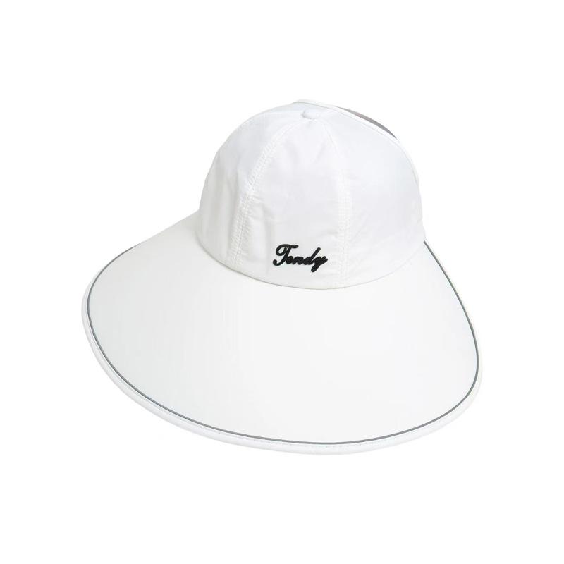 New sunscreen cap, dome outdoor cycling visor, women's breathable adjustable solid color big eaves hat
