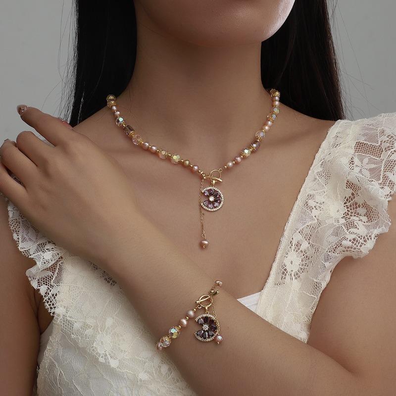 Meier Baroque irregular pearl necklace - vintage choker