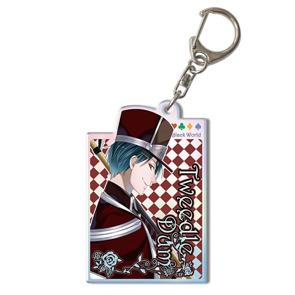 

Алиса в Стране Червей Акриловый брелок Черный Аврора Твидлдам ~Чудесный мир~ OKGA-S001-m11