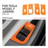 Italian Top Suede Trim Sticker LHD RHD For Tesla Model Y Juniper 2025 2026-Up Window Lifter Switch Car Interior Accessories