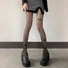 New skin-colored anti-snag pantyhose for women, spring and autumn style, two-butterfly design