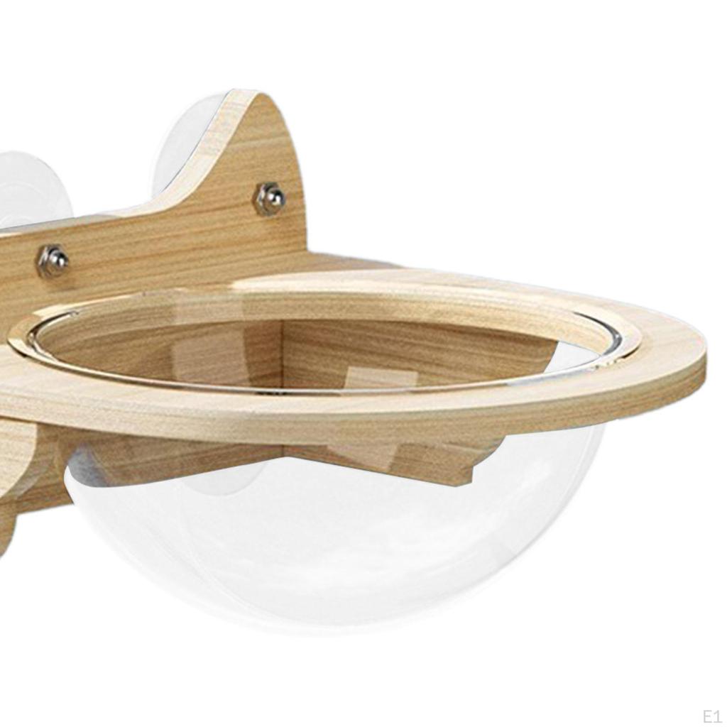 Wall Bed Shelf Hanging Cat Nest Suction Cup, Space Capsule Hammock for Window Pet
