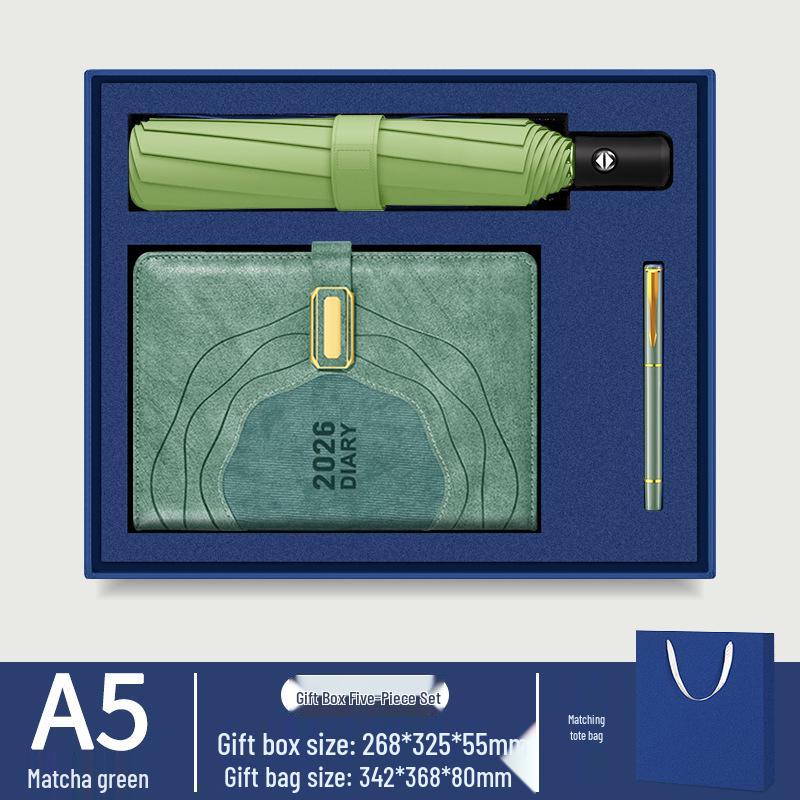 2026 Premium Engraved Notebook – Ideal for Students & Colleagues, Perfect as a Work Diary or Gift