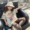 2024 Korean Style Girls' Short-Sleeve Summer T-shirt - Fashionable Children's Top