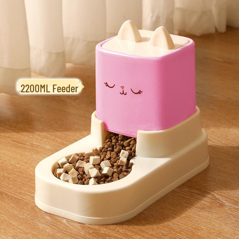 Automatic Pet Feeder & Waterer: Easy-Clean Universal Drinking Fountain with Hair Filter for Cats & Dogs