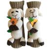 3D Strick Tier Socken, Plüschtiere Kuschel Socken, Lustige Neuheiten Winter Warm Handgehäkelte Socken Weihnachtsgeschenke für Frauen