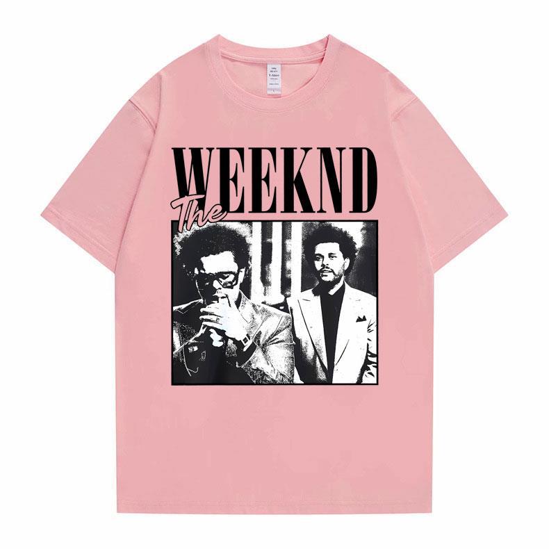 

2026 Summer Pop Singer Artist Weeknd Print Tops Tees Clothes Female Tshirt Unisex Cartoon Tee Short Sleeve Fashion Girls T Shirt 4XL