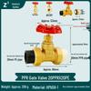 Full Copper Gate Valve for PPR, PE, and Tap Water Pipes - 20mm, 25mm, 32mm Double Union, Hot Melt Compatible.