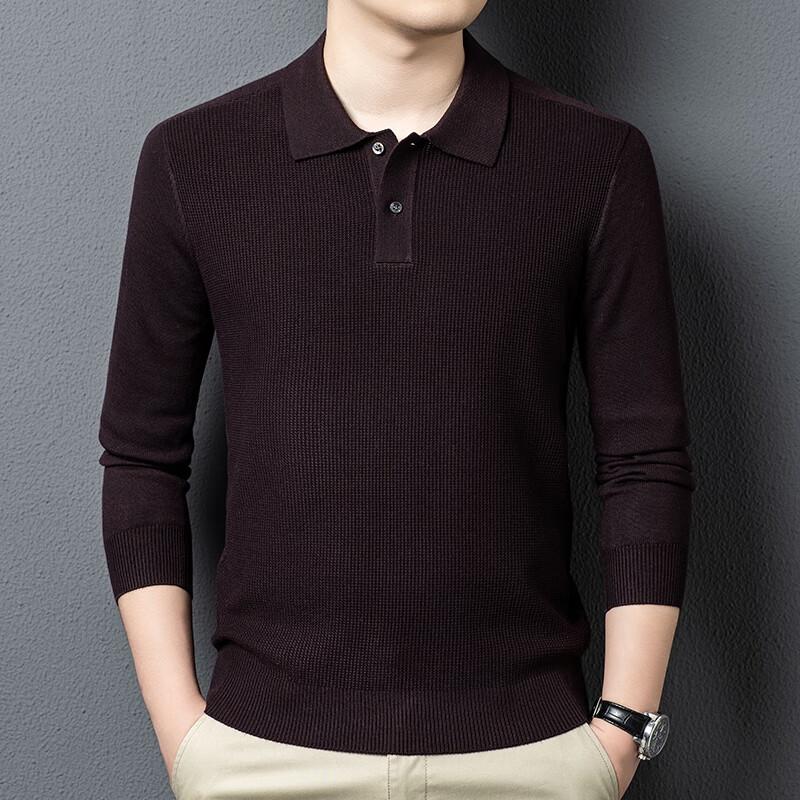 Yiliteng Men's Casual Knit Polo Sweater